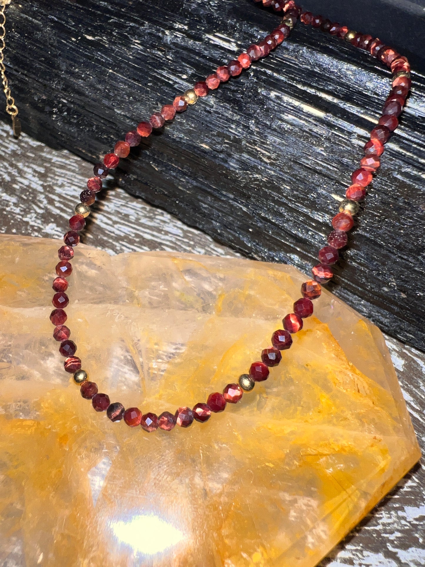 Red Tiger Eye Bracelet 