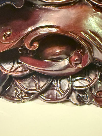 Master-Carved Rainbow Obsidian Buddha