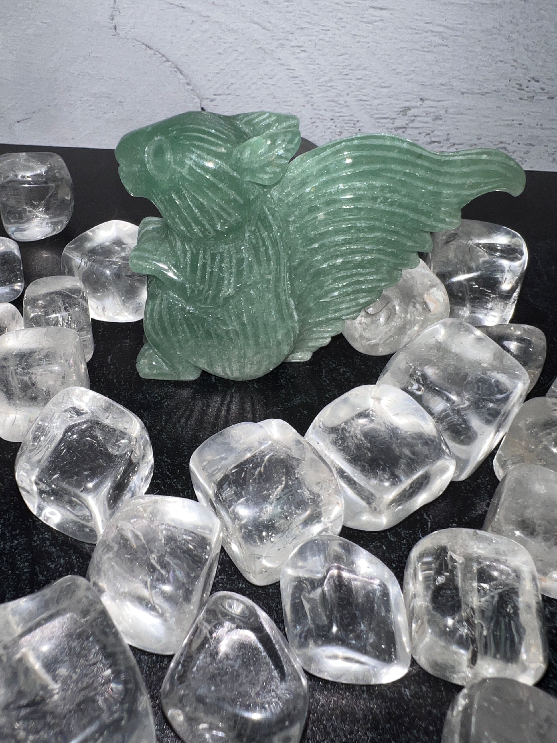 Green Aventurine squirrel 