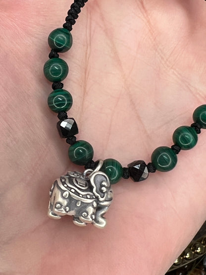 elephant double bracelet