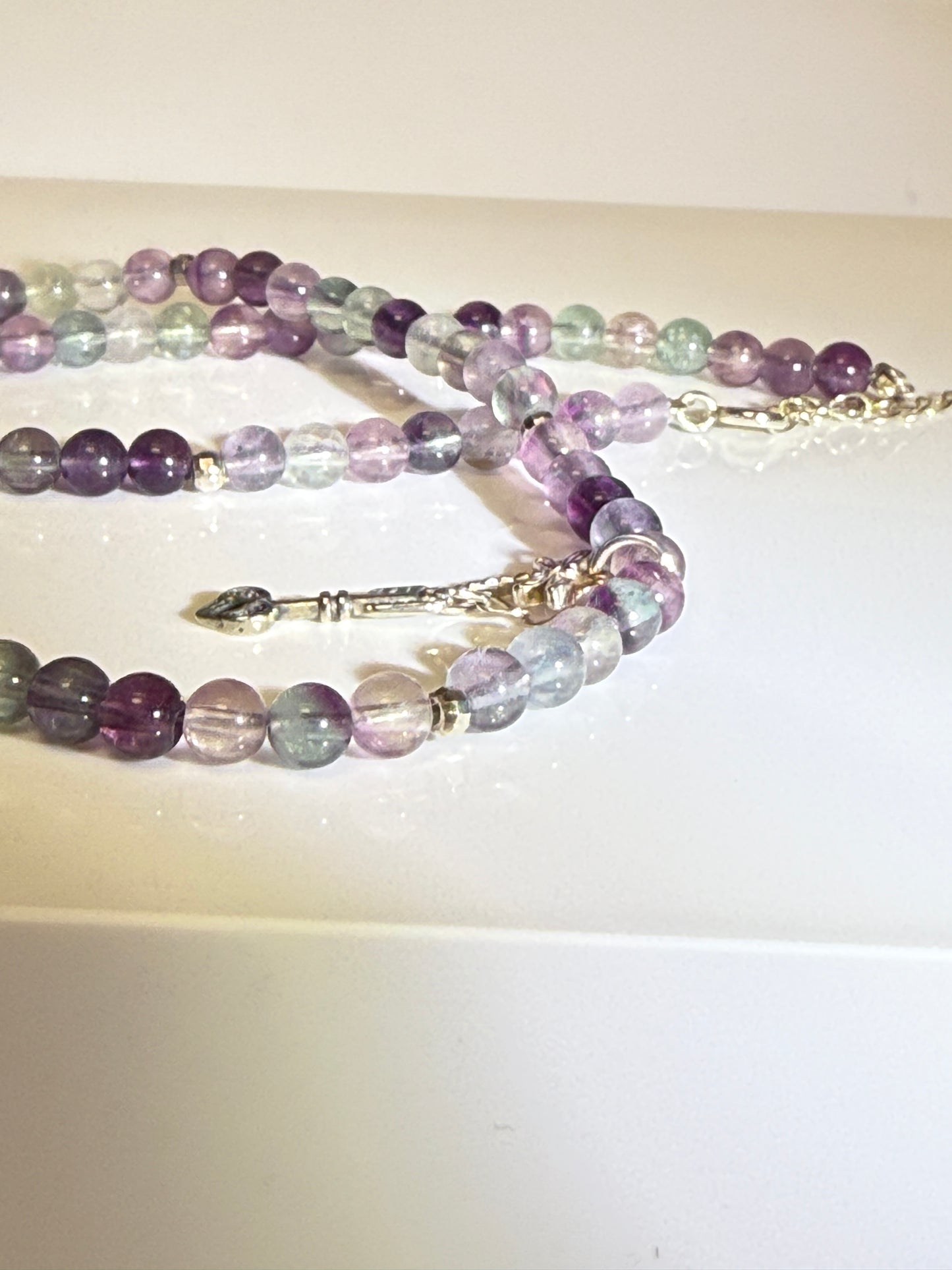 The Achiever Collection: Fluorite Dragonfly Necklace
