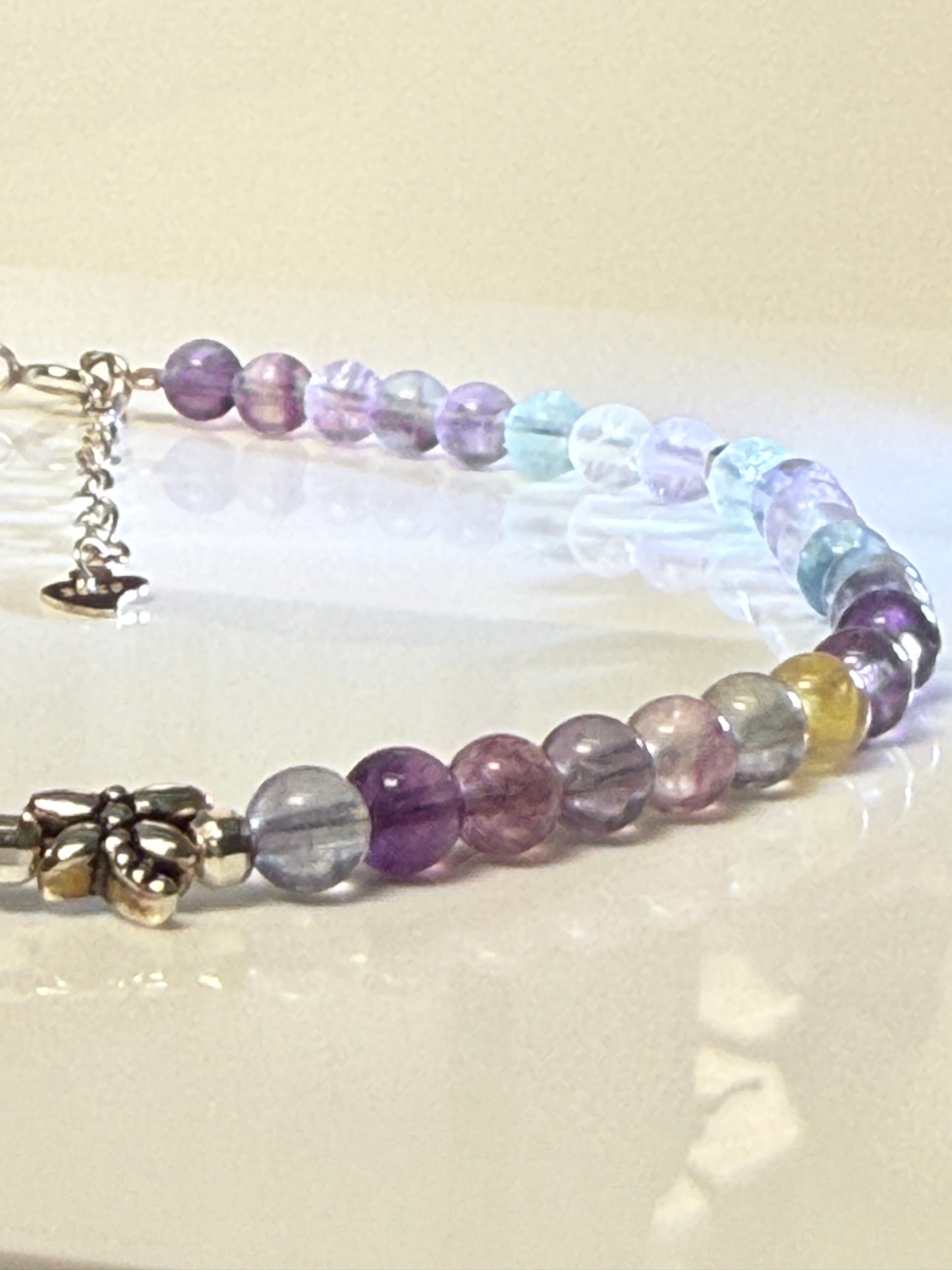 The Achiever Collection: Fluorite Dragonfly Anklet