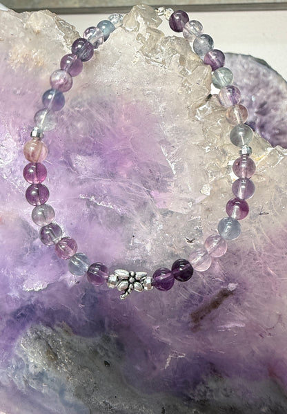 The Achiever Collection: Fluorite Dragonfly Bracelet