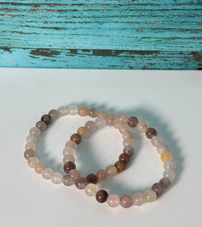 Gift Set: Purple Aventurine + 925 Silver Butterfly Charm