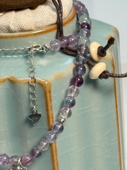 The Achiever Collection: Fluorite Dragonfly Necklace