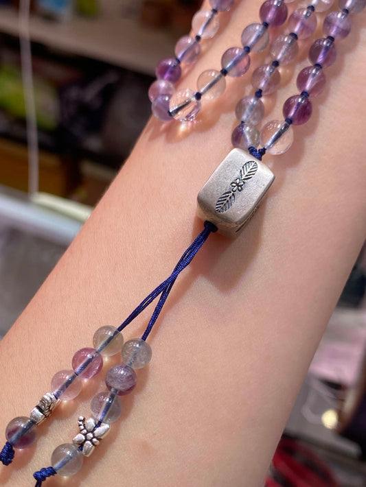The Achiever Collection: Fluorite Dragonfly Meditation Necklace